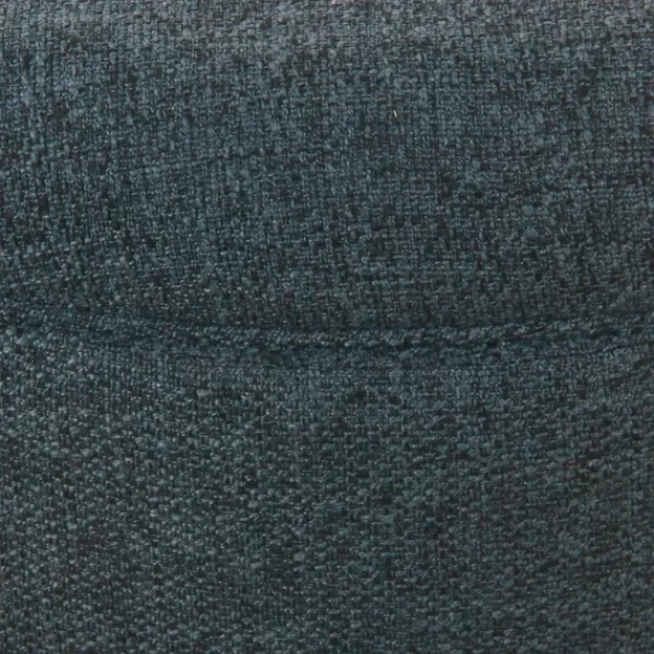 Benches & Ottomans-Kirkland's Home Navy Upholstered Round Storage Ottoman Blue