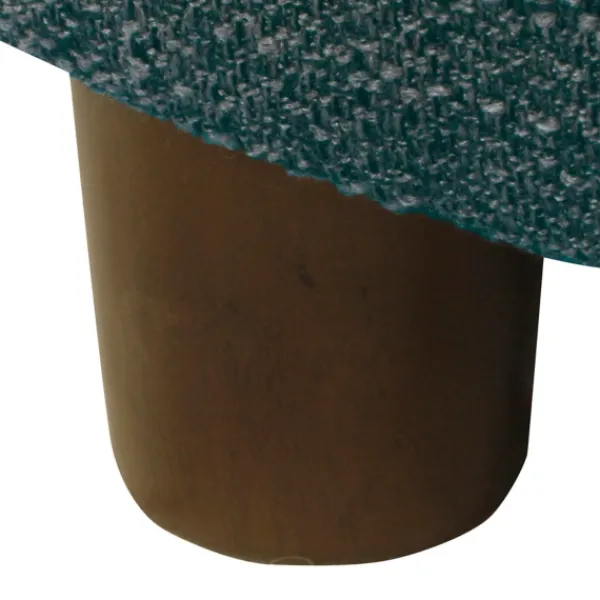 Benches & Ottomans-Kirkland's Home Navy Upholstered Round Storage Ottoman Blue