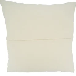 Pillows-Kirkland's Home Navy Woven Lines Cotton Pillow, 22 In. Blue/Ivory