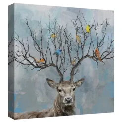 Canvas Art-Kirkland's Home Nearest And Dearest Canvas Art Print Gray/Blue