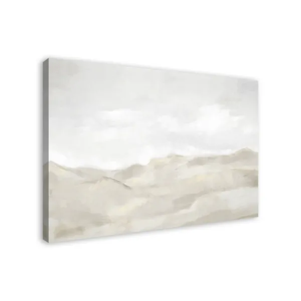 Canvas Art-Kirkland's Home Neutral Abstract Canvas Art Print, 48X32 In. Gray