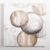 Canvas Art-Kirkland's Home Neutral Abstract Spheres Canvas Art Print Tan/Gray/White