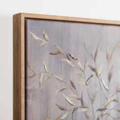 Canvas Art-Kirkland's Home Neutral Botanical Vases Framed Canvas Art Print Gray