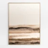 Canvas Art-Kirkland's Home Neutral Brushstrokes Abstract Canvas Art Print Tan/Brown