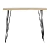 Console Tables-Kirkland's Home Neutral Hairpin Legs Console Table Gray