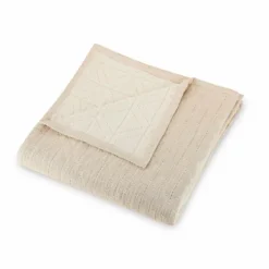 Bedspreads & Coverlets-Kirkland's Home Neutral Maren Full/Queen Bed Blanket Tan
