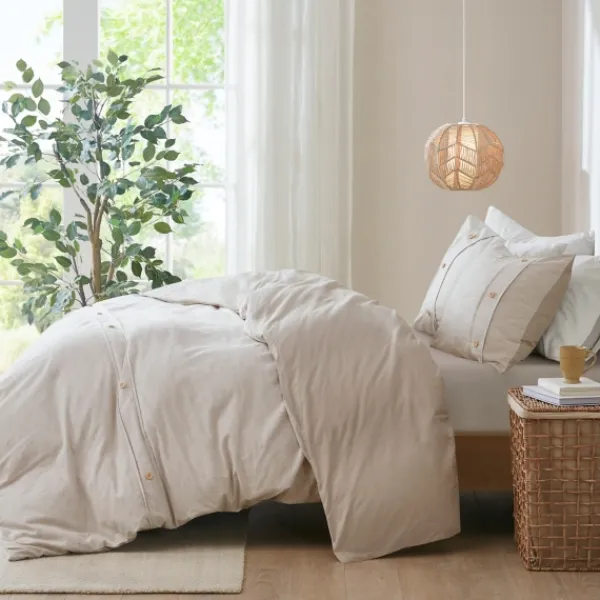 Duvets-Kirkland's Home Neutral Oversized 3-Pc. King Duvet Cover Set Tan