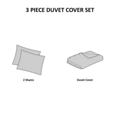 Duvets-Kirkland's Home Neutral Oversized 3-Pc. Queen Duvet Cover Set Tan