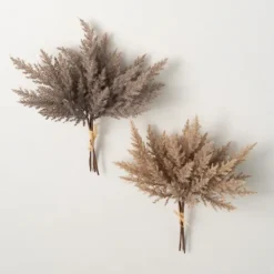 Stems & Bouquets-Kirkland's Home Neutral Pampas Grass Bundles, Set Of 2 Tan/Brown