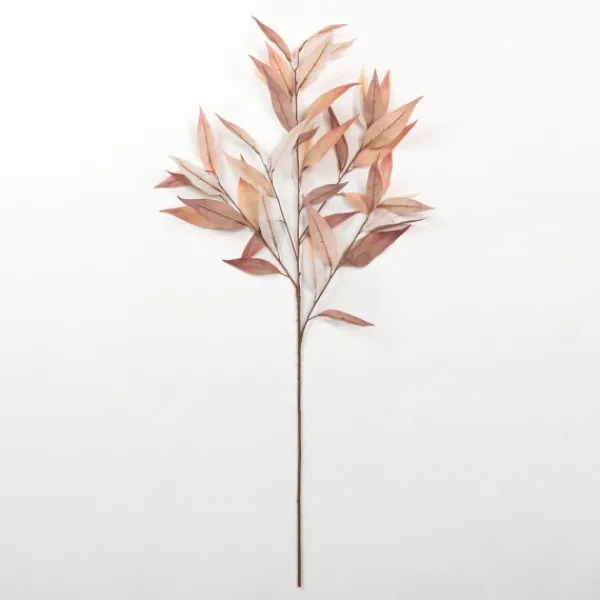 Stems & Bouquets-Kirkland's Home Neutral Willow Eucalyptus Stem Brown/Pink