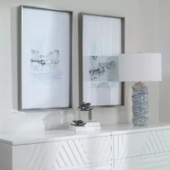 Framed Art-Kirkland's Home New England Port Framed Art Prints, Set Of 2 White/Gray