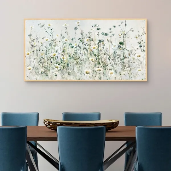 Canvas Art-Kirkland's Home New Horizons Framed Canvas Art Print Gray/Green/White