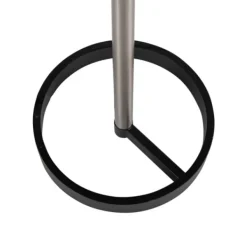 Floor Lamps-Kirkland's Home Nickel And Metal Shade Floor Lamp Black