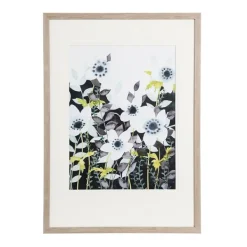 Framed Art-Kirkland's Home Night Foliage I Framed Art Print Blue/White/Black