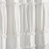 Curtains & Drapes-Kirkland's Home Norah Ruffle Curtain Panel Set, 84 In. White
