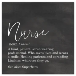 Wall Quotes & Signs-Kirkland's Home Nurse Definition Canvas Art Print Black