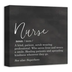 Wall Quotes & Signs-Kirkland's Home Nurse Definition Canvas Art Print Black