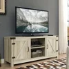 Tv Stands & Media Consoles-Kirkland's Home Oak Barn Doors Tv Stand White