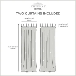 Curtains & Drapes-Kirkland's Home Oatmeal Braided 2-Pc. Curtain Panel Set, 96 In. Ivory