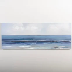 Canvas Art-Kirkland's Home Ocean Landscape Canvas Art Print Blue