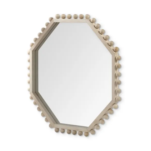 Framed Mirrors-Kirkland's Home Octagon Beaded Edge Framed Wall Mirror