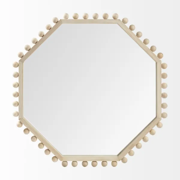 Framed Mirrors-Kirkland's Home Octagon Beaded Edge Framed Wall Mirror
