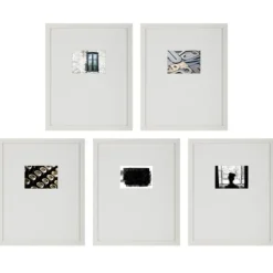 Gallery Wall Frames-Kirkland's Home Offset Mat 5X7 5-Pc. Gallery Wall Frame Set White