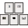 Gallery Wall Frames-Kirkland's Home Offset Mat 5X7 5-Pc. Gallery Wall Frame Set Black