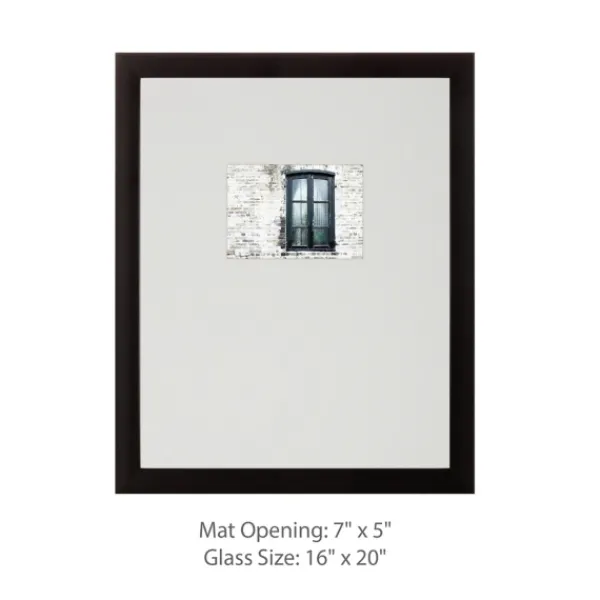 Gallery Wall Frames-Kirkland's Home Offset Mat 5X7 5-Pc. Gallery Wall Frame Set Black