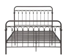 Beds & Headboards-Kirkland's Home Oil Rubbed Bronze Metal Platform Full Bed Brown