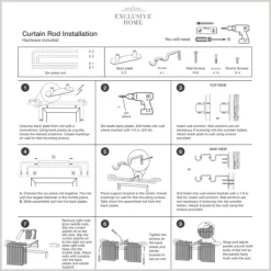 Curtain Rods & Hardware-Kirkland's Home Oiled Bronze Fetter Double Curtain Rod, 72 In.