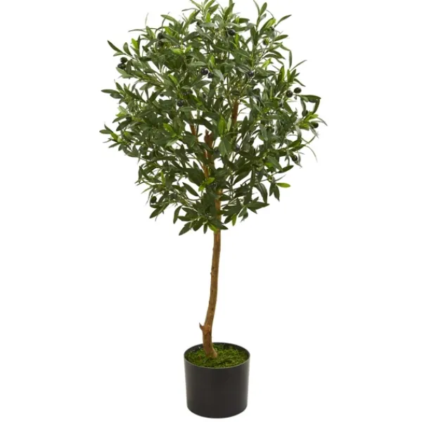 Trees & Topiaries-Kirkland's Home Olive Tree, 3.5 Ft.