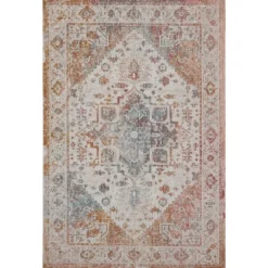 Outdoor Rugs-Kirkland's Home Ombre At Dusk Indoor/Outdoor Area Rug, 7X9 Ivory/Orange
