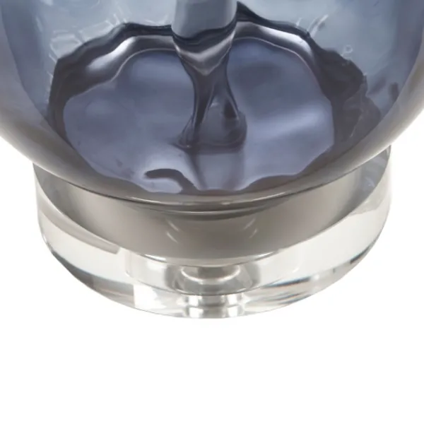 Table Lamps-Kirkland's Home Ombre Blue Glass Teardrop Table Lamp White