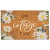 Doormats-Kirkland's Home On Cottage Time Doormat Tan/White
