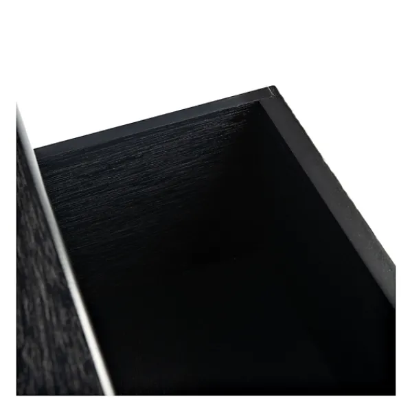 Console Tables-Kirkland's Home Onyx Raised Texture Diamond Console Table Black