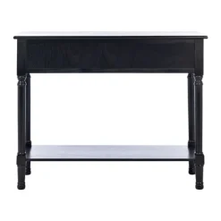 Console Tables-Kirkland's Home Onyx Raised Texture Diamond Console Table Black
