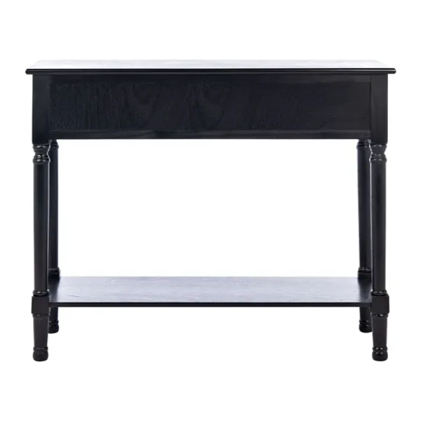 Console Tables-Kirkland's Home Onyx Raised Texture Diamond Console Table Black