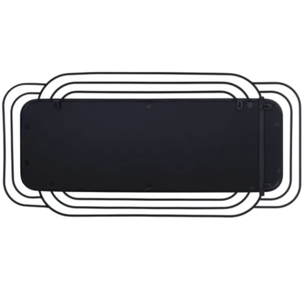 Decorative Mirrors-Kirkland's Home Onyx Ringed Oblong Frame Wall Mirror