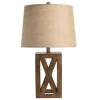 Table Lamps-Kirkland's Home Open Block Table Lamp Tan