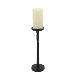 Candle Holders-Kirkland's Home Open Circle Taper Candle Holder, 13 In. Black