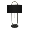 Table Lamps-Kirkland's Home Open Metal Loop Table Lamp Black