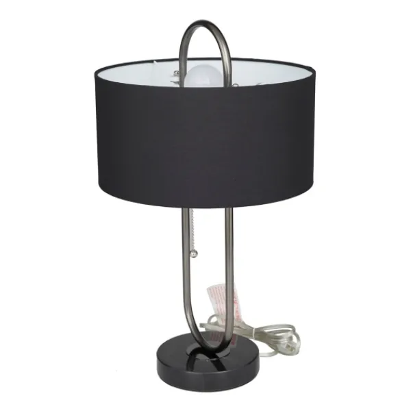Table Lamps-Kirkland's Home Open Metal Loop Table Lamp Black