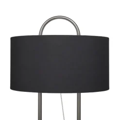 Table Lamps-Kirkland's Home Open Metal Loop Table Lamp Black