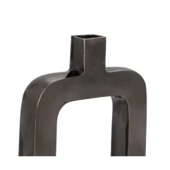 Vases-Kirkland's Home Open Rectangle Vase, 14 In. Black