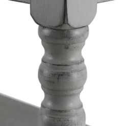 Benches & Ottomans-Kirkland's Home Open Shelf Bench Gray