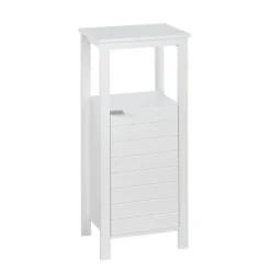Cabinets & Sideboards-Kirkland's Home Open Shelf Cabinet White