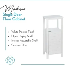 Cabinets & Sideboards-Kirkland's Home Open Shelf Cabinet White