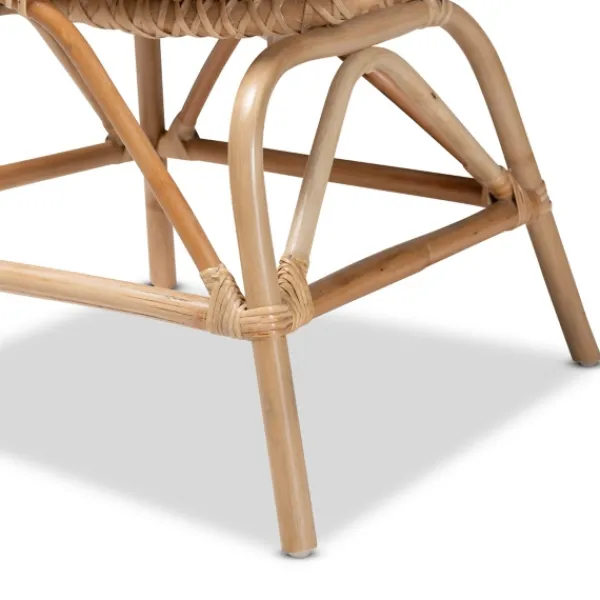 Accent Chairs-Kirkland's Home Open Woven Rattan Accent Chair White