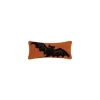 Pillows-Kirkland's Home Orange Hook Knit Bat Halloween Mini Lumbar Pillow Orange/Black